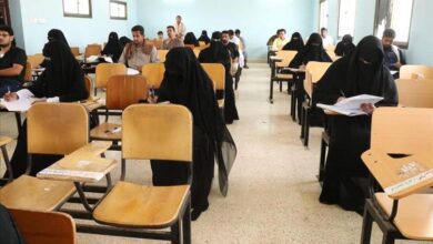 جامعة المهرة تدشن امتحانات الفصل الثاني بكلية التعليم المفتوح.