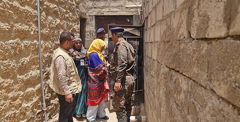 اللجنة الوطنية للتحقيق تطلع على اوضاع سجناء ومحتجزي الشبكة بمدينة التربة