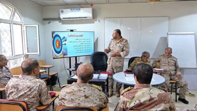 عقد دورة تدريبية للتفتيش على العمليات والتدريب القتالي