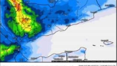 الانذار المبكر يتوقع تأثر بلادنا بأمطار رعدية غزيرة ورياح شديدة خلال الـ 72 ساعة القادمة