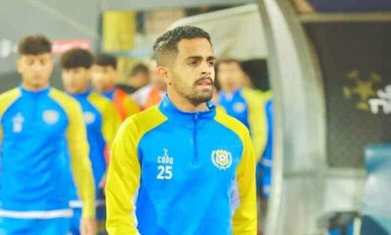 علي الملواني  لاعب الاسماعيلي