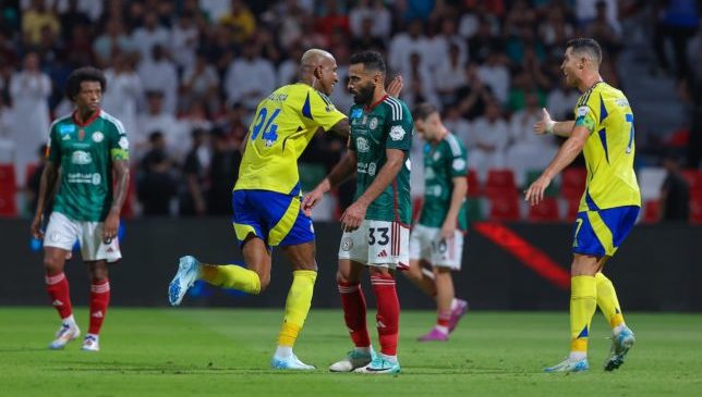 النصر يفوز على الاتفاق بثلاثية في المباراة الأولى لبيولي