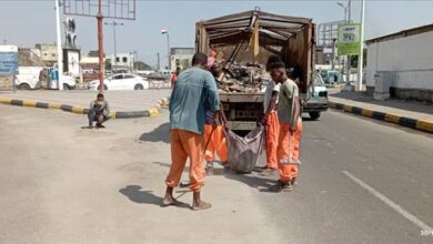 حملة نظافة شاملة تغير وجه المديرية بتوجيهات من مدير عام مديرية التواهي