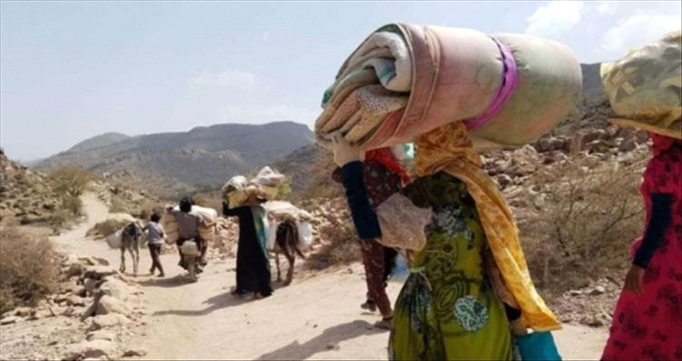 مأساة إنسانية متفاقمة.. النزوح الداخلي في اليمن يدفع 18 ألف شخص إلى حافة الهاوية"