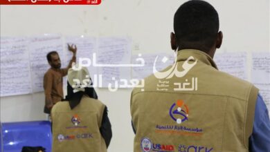 مؤسسة انجاز للتنمية بالتعاون مع منظمة أرك جروب  مكتب اليمن تنفذ ورشة عمل بأبين