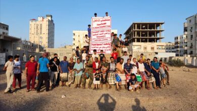 وقفة احتاج الأهالي:  المنصورة حي عبدالعزيز