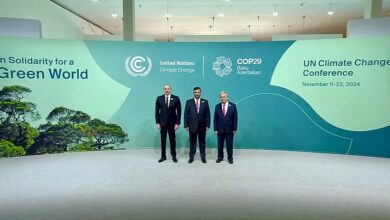 انطلاق فعاليات مؤتمر قمة المناخ (COP29) بمشاركة عضو مجلس القيادة د.عبدالله العليمي