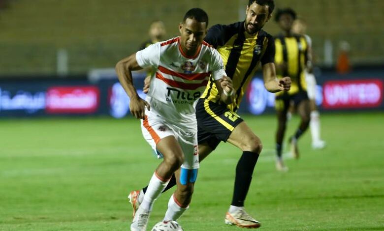 الزمالك ضد المقاولون العرب