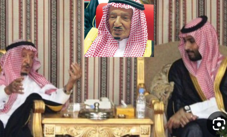 الشيخ محمد بن حمد بن عبدالعزيز العيسى وولي العهد