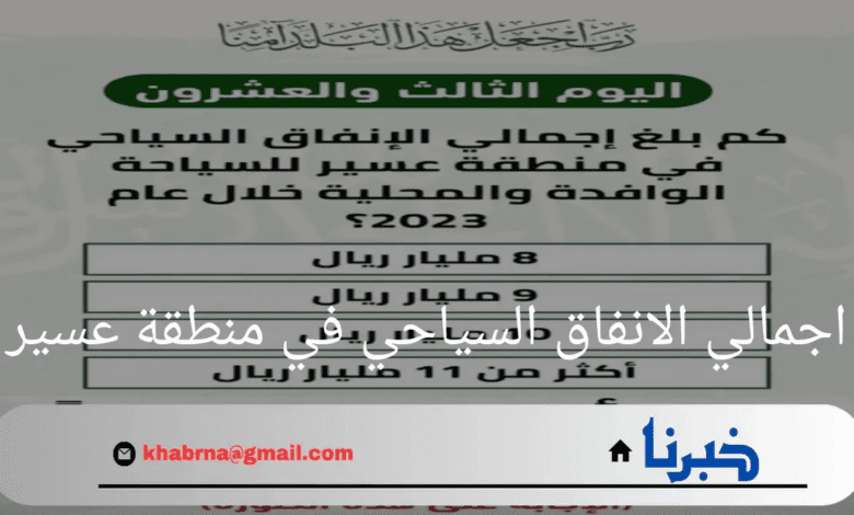 "وزير السياحة السعودي"يوضح اجمالي الانفاق السياحي في منطقة عسير