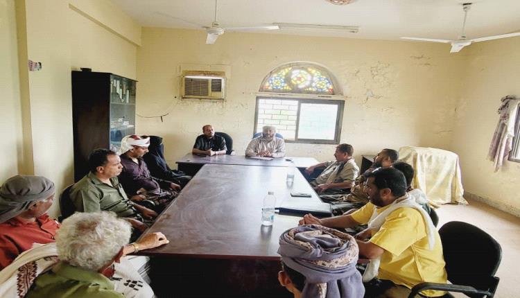 لحج.. مدير عام طور الباحة يستقبل مديرعام مؤسسة المياه بالمحافظة.