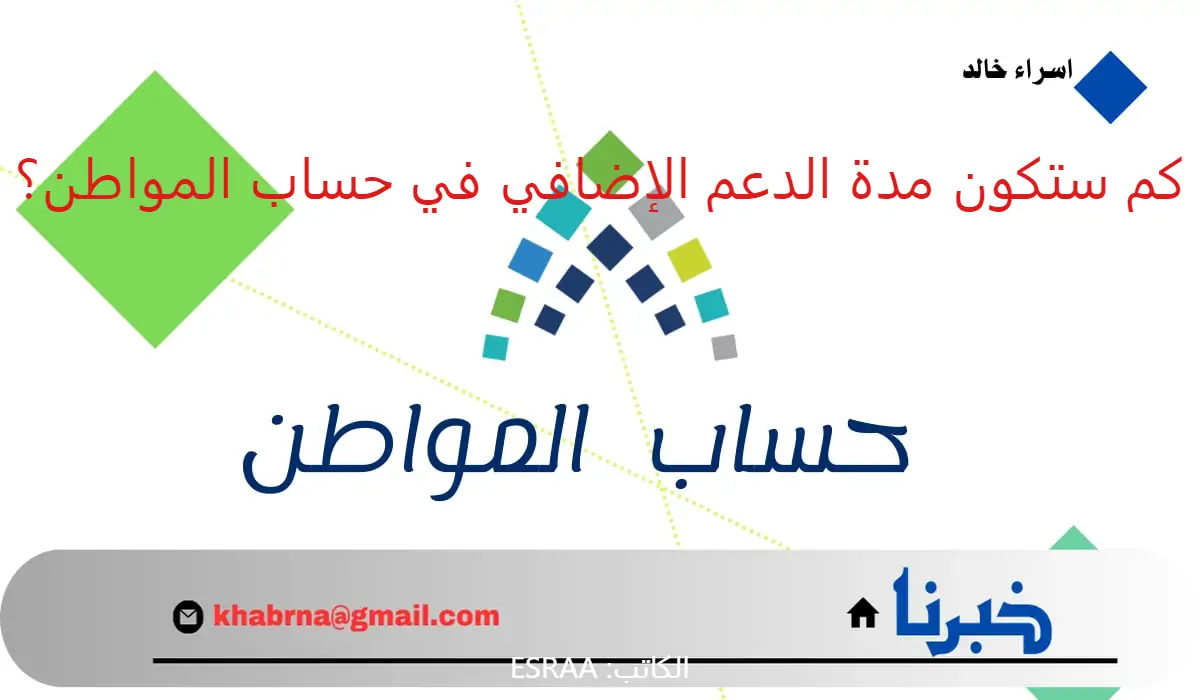 اخر اخبار حساب المواطن.. كم ستكون مدة الدعم الإضافي 1446 بعد تمديده بتوجيه ملكي؟