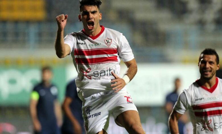 أحمد مصطفى زيزو لاعب الزمالك