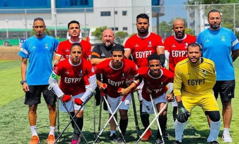 منتخب مصر للساق الواحدة