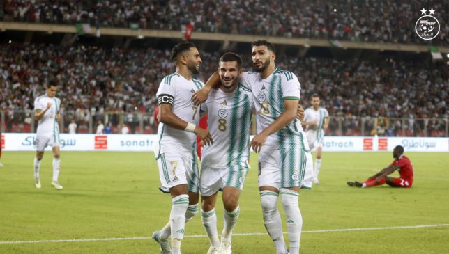 المنتخب الجزائري يعلن استبعاد محرز وعوار من مباراة ليبريا