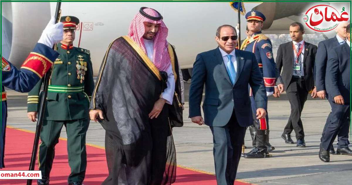 الرئيس السيسي من استقبال ولي العهد السعودي محمد بن سلمان