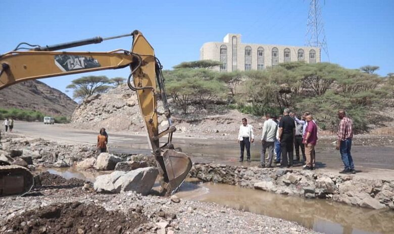 الماس يدشن أعمال التدخل الطارئ لعدد 10 جسور سطحية في سائلة بله