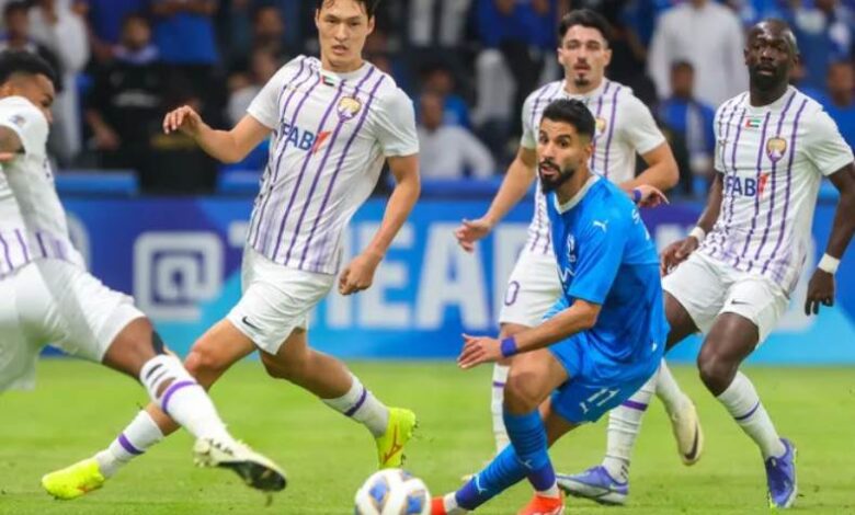 موعد مباراة الهلال والعين