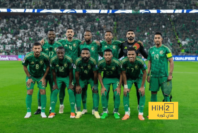 ترتيب مجموعة السعودية في تصفيات كأس العالم 2026 بعد نهاية الجولة الثالثة