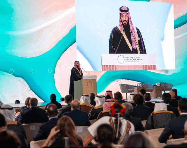 ولي العهد يفتتح قمة المياه الواحدة