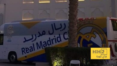 حافلة ريال مدريد في طريقها لملعب لوسيل قبل نهائي كأس القارات