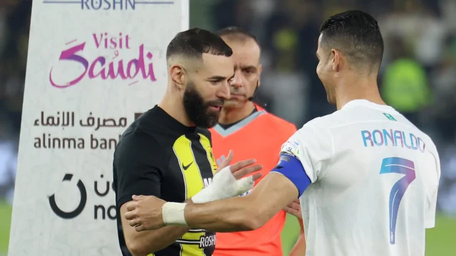 رونالدو VS بنزيما.. مواجهة تتلاشى فيها آمال اللقب..!!