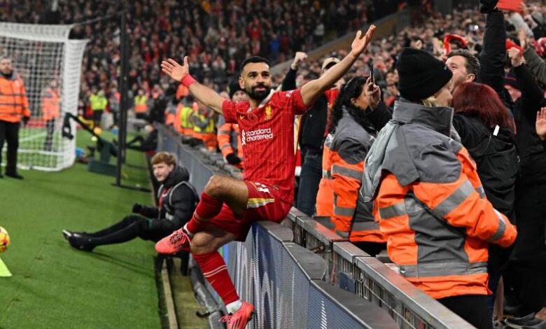 محمد صلاح لاعب ليفربول