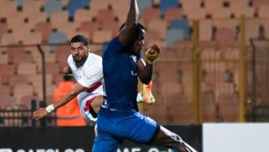 الزمالك ضد بلاك بولز