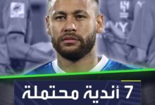 مستقبل نيمار لن يكون في الهلال وربما ينكشف فريقه الجديد في يناير الجاري!