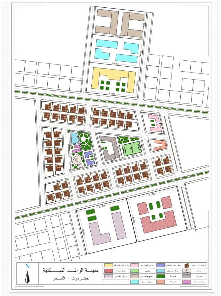 الإعلان الرسمي وتسليم محضر موقع مشروع مدينة الراشد السكنية بمديرية الشحر