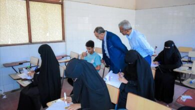 رئيس جامعة عدن يتفقد كلية التربية الرياضية