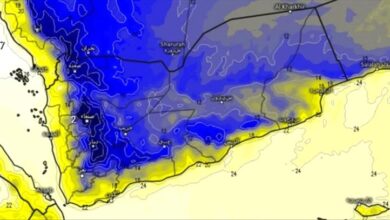 كتلة هوائية شديدة البرودة تضرب اليمن خلال الساعات القادمة