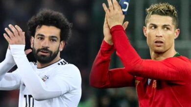 محمد صلاح وكريستيانو رونالدو