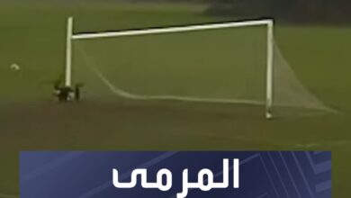 في إنجلترا.. لاعب دمّر بتسديدته المرمى بشكل حرفي!