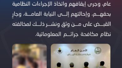 القبض على 4 مقيمين تشاجروا في مكان عام بالرياض