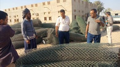 بتوجيهات المحافظ ابن الوزير.. الفريق الهندسي يحدد موقع ونوعية الدفاعات لحماية جلعة رضوم الساحلية من السيول والفيضانات