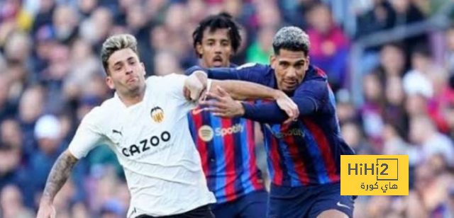 برشلونة يتفوق مؤخرا على فالنسيا