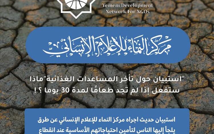 دراسة تكشف استراتيجيات الأسر اليمنية لمواجهة انقطاع المساعدات الغذائية