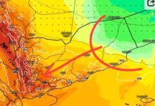 موجة برد شديدة تضرب مناطق واسعة في اليمن
