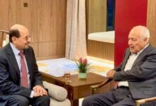وزير الخارجية يتلقى برقية تهنئة من الأمين العام للجامعة العربية أحمد أبو الغيط بمناسبة العيد الوطني 22 مايو