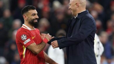 أرني سلوت ومحمد صلاح
