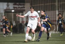 كنزي مجدي لاعبة الزمالك أمام الأهلي
