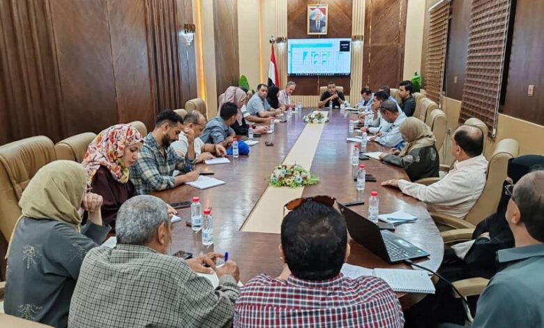 اجتماع صحي متعدد القطاعات في عدن لتدارس الوضع الوبائي الراهن