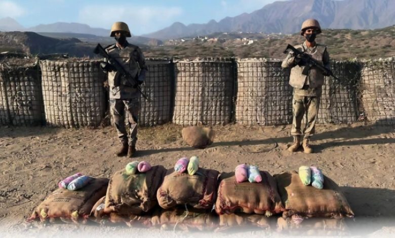 القبض على 11 مخالفا لنظام أمن الحدود في عسير لتهريبهم 165 كيلوجراما من القات