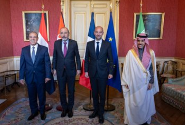 اللجنة الوزارية بشأن غزة برئاسة وزير الخارجية تعقد اجتماعًا مع وزير الخارجية الفرنسي