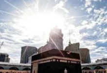 سماء مكة المكرمة تشهد الثلاثاء تعامد الشمس على الكعبة المشرفة
