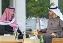 وزير الدفاع يبحث مع الشيخ محمد بن زايد تعزيز التعاون واستقرار المنطقة 
