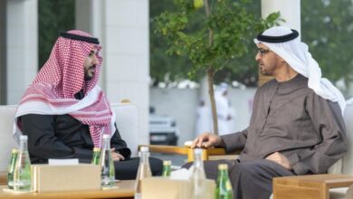 وزير الدفاع يبحث مع الشيخ محمد بن زايد تعزيز التعاون واستقرار المنطقة 