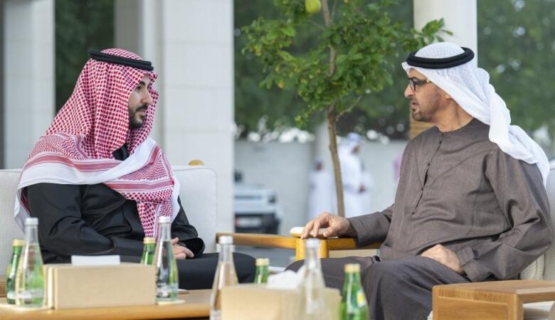 وزير الدفاع يبحث مع الشيخ محمد بن زايد تعزيز التعاون واستقرار المنطقة 