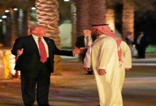 ولي العهد يصطحب ترمب في جولة بعربة جولف بالدرعية